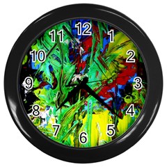 Perfect Night For Samurai-1/2 Wall Clocks (black) by bestdesignintheworld