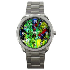 Perfect Night For Samurai-1/2 Sport Metal Watch by bestdesignintheworld