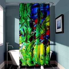 Perfect Night For Samurai-1/2 Shower Curtain 36  X 72  (stall)  by bestdesignintheworld