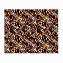 Colorful Wavy Abstract Pattern Small Glasses Cloth by dflcprints