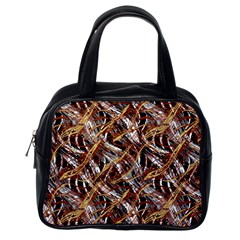 Colorful Wavy Abstract Pattern Classic Handbags (one Side) by dflcprints