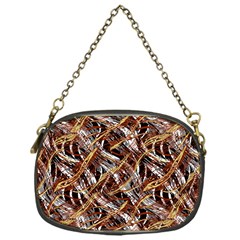 Colorful Wavy Abstract Pattern Chain Purses (one Side)  by dflcprints