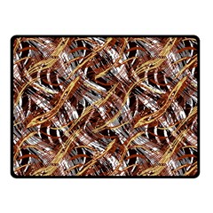 Colorful Wavy Abstract Pattern Fleece Blanket (small) by dflcprints