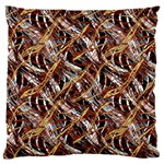 Colorful Wavy Abstract Pattern Large Cushion Case (One Side) Front