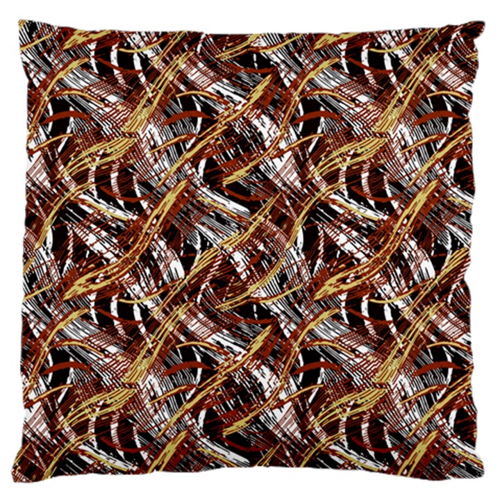 Colorful Wavy Abstract Pattern Large Cushion Case (One Side)