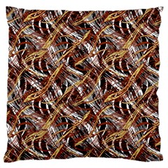 Colorful Wavy Abstract Pattern Standard Flano Cushion Case (two Sides) by dflcprints