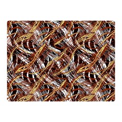 Colorful Wavy Abstract Pattern Double Sided Flano Blanket (mini)  by dflcprints