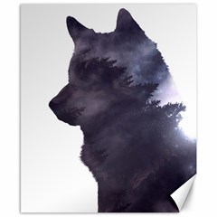 Grey Wolf  Canvas 8  X 10  by StarvingArtisan