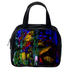 Night At The Foot Of Fudziama 1 Classic Handbags (one Side) by bestdesignintheworld