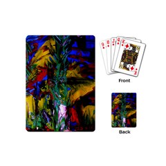 Night At The Foot Of Fudziama 1 Playing Cards (mini)  by bestdesignintheworld