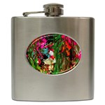 Sunset In A Mountains 1 Hip Flask (6 oz) Front