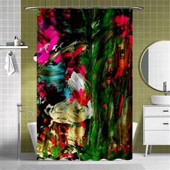 Sunset In A Mountains 1 Shower Curtain 48  X 72  (small)  by bestdesignintheworld