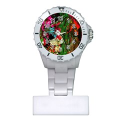 Sunset In A Mountains 1 Plastic Nurses Watch by bestdesignintheworld