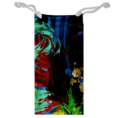 Night At The Foot Of Fudziama 2 Jewelry Bags by bestdesignintheworld