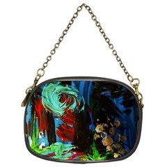 Night At The Foot Of Fudziama 2 Chain Purses (one Side)  by bestdesignintheworld