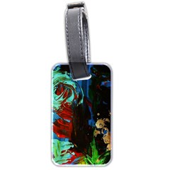 Night At The Foot Of Fudziama 2 Luggage Tags (two Sides) by bestdesignintheworld