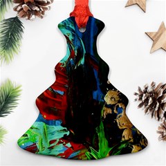 Night At The Foot Of Fudziama 2 Ornament (christmas Tree)  by bestdesignintheworld