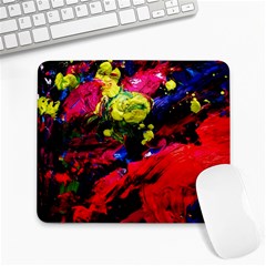 Night, Pond And Moonlight 1 Large Mousepads by bestdesignintheworld