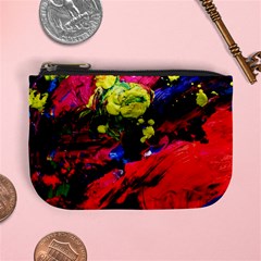 Night, Pond And Moonlight 1 Mini Coin Purses by bestdesignintheworld