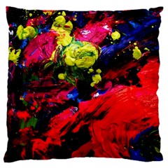 Night, Pond And Moonlight 1 Large Cushion Case (one Side) by bestdesignintheworld