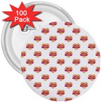 Girl Power Logo Pattern 3  Buttons (100 pack)  Front