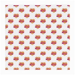 Girl Power Logo Pattern Medium Glasses Cloth (2-side) by dflcprints