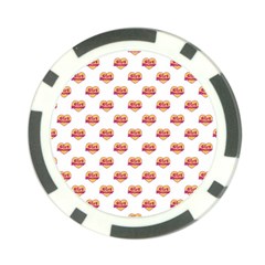 Girl Power Logo Pattern Poker Chip Card Guard by dflcprints