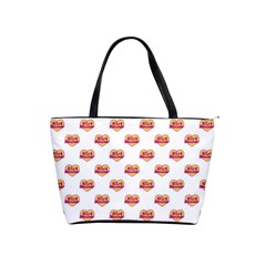 Girl Power Logo Pattern Shoulder Handbags by dflcprints