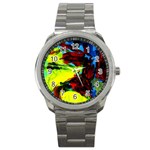 3 Sport Metal Watch Front