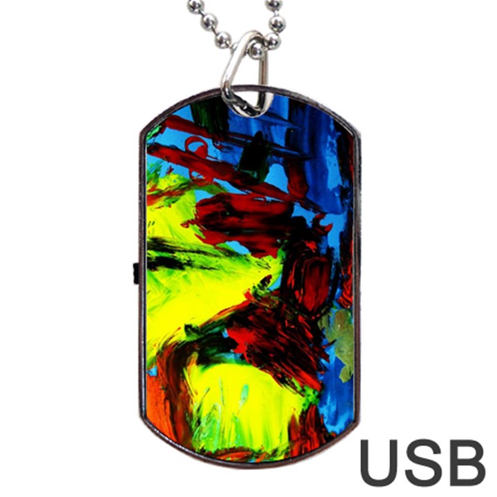 3 Dog Tag USB Flash (Two Sides)