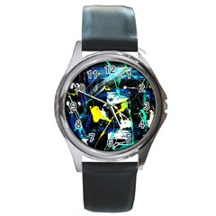 My Brain Reflection 1/2 Round Metal Watch by bestdesignintheworld