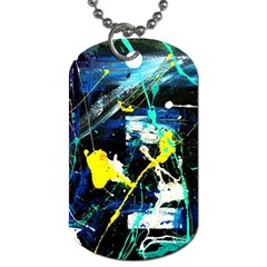 My Brain Reflection 1/2 Dog Tag (one Side) by bestdesignintheworld