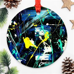 My Brain Reflection 1/2 Round Ornament (two Sides) by bestdesignintheworld