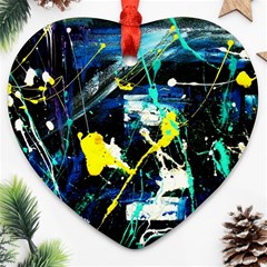 My Brain Reflection 1/2 Heart Ornament (two Sides) by bestdesignintheworld