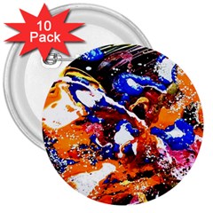 Smashed Butterfly 3  Buttons (10 Pack)  by bestdesignintheworld