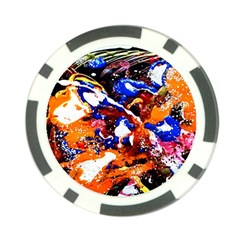 Smashed Butterfly Poker Chip Card Guard by bestdesignintheworld