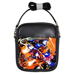 Smashed Butterfly Girls Sling Bags by bestdesignintheworld