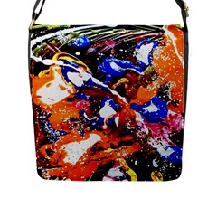 Smashed Butterfly Flap Messenger Bag (l)  by bestdesignintheworld