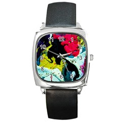 Buffalo Vision Square Metal Watch by bestdesignintheworld