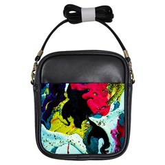 Buffalo Vision Girls Sling Bags by bestdesignintheworld