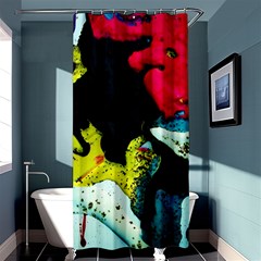 Buffalo Vision Shower Curtain 36  X 72  (stall)  by bestdesignintheworld