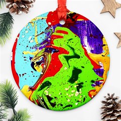 Untitled Island 1 Round Ornament (two Sides) by bestdesignintheworld