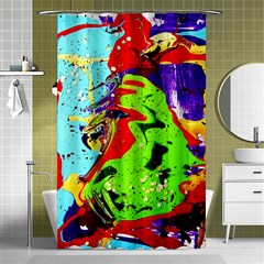 Untitled Island 1 Shower Curtain 48  X 72  (small)  by bestdesignintheworld