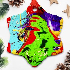 Untitled Island 1 Ornament (snowflake) by bestdesignintheworld