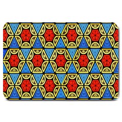  Artwork By Patrick-colorful-43 Large Doormat  by ArtworkByPatrick