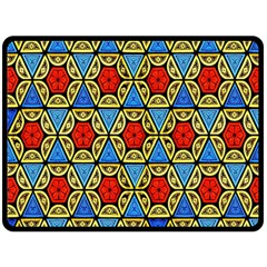  Artwork By Patrick-colorful-43 Double Sided Fleece Blanket (large)  by ArtworkByPatrick