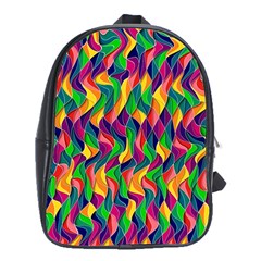 Artwork By Patrick-colorful-44 School Bag (xl) by ArtworkByPatrick