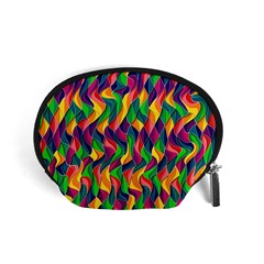 Artwork By Patrick-colorful-44 Accessory Pouches (small)  by ArtworkByPatrick