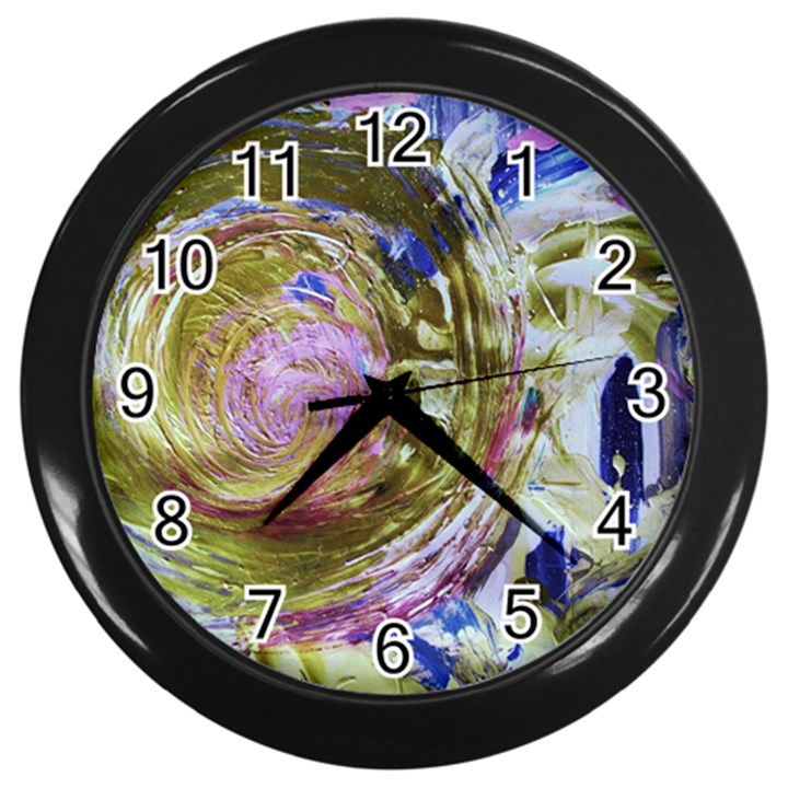 June Gloom 1 Wall Clocks (Black)