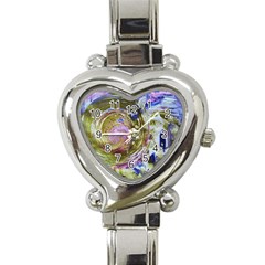 June Gloom 1 Heart Italian Charm Watch by bestdesignintheworld